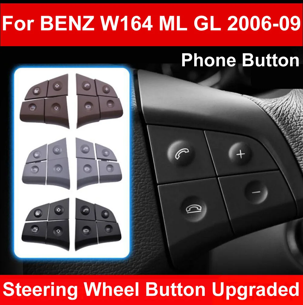 YOOTOBO Auto Multi-function Steering Wheel Left Right Button Phone Key Control For Mercedes Benz W164 ML GL300/350/400/450 06-09
YOOTOBO Auto Multi-function Steering Wheel Left Right Button Phone Key Control For Mercedes Benz W164 ML GL300/350/400/450 06-09