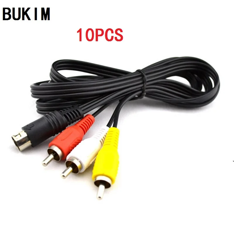 BUKIM 10 PCS AV Cable for SEGA Mega Drive 2 Genesis 2 and for Mega Drive 3 Genesis 3
BUKIM 10 PCS AV Cable for SEGA Mega Drive 2 Genesis 2 and for Mega Drive 3 Genesis 3
