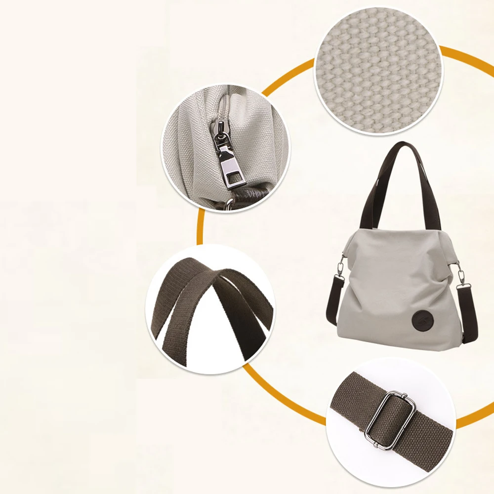 Handbags High Quality Canvas Women Female Hobos Single female handbag designers Hot Sale Solid Shoulder fashion handbags
Handbags High Quality Canvas Women Female Hobos Single female handbag designers Hot Sale Solid Shoulder fashion handbags