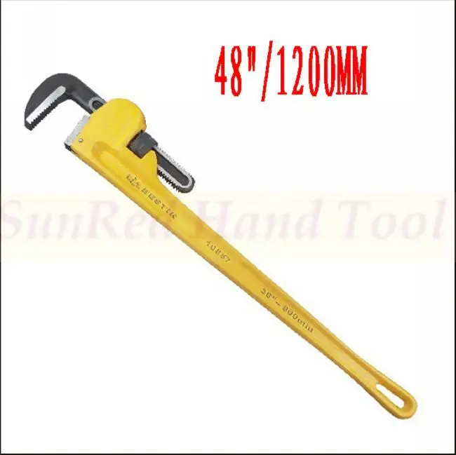 BESTIR taiwan made chromemolybdenum steel 48"/1200mm heavier type pipe clamp plier Hydropower installation tool NO.10858
BESTIR taiwan made chromemolybdenum steel 48"/1200mm heavier type pipe clamp plier Hydropower installation tool NO.10858