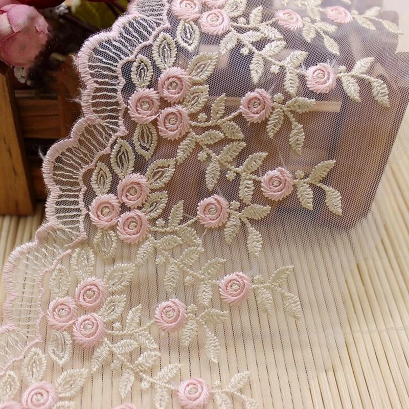 Mesh Pink Embroidery Flower Lace Ribbon Trims Dress Trimmings Applique DIY Crafts Sewing Trim Net Cloth Lace Fabric
Mesh Pink Embroidery Flower Lace Ribbon Trims Dress Trimmings Applique DIY Crafts Sewing Trim Net Cloth Lace Fabric