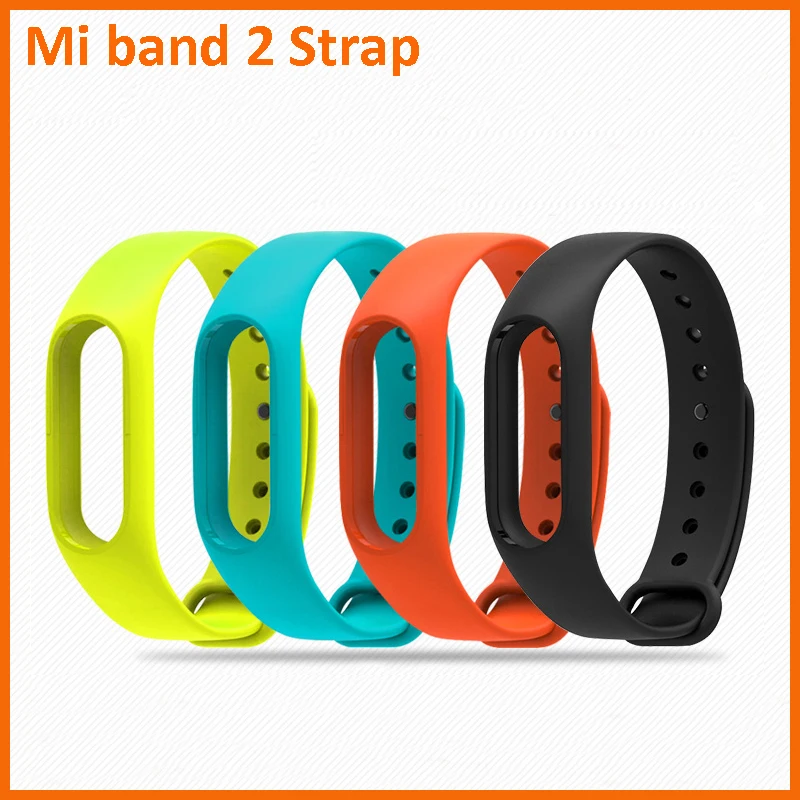 Новый силиконовый для Xiaomi mi Band 2 ремешок fitbit Смарт Напульсники band2 band сменный