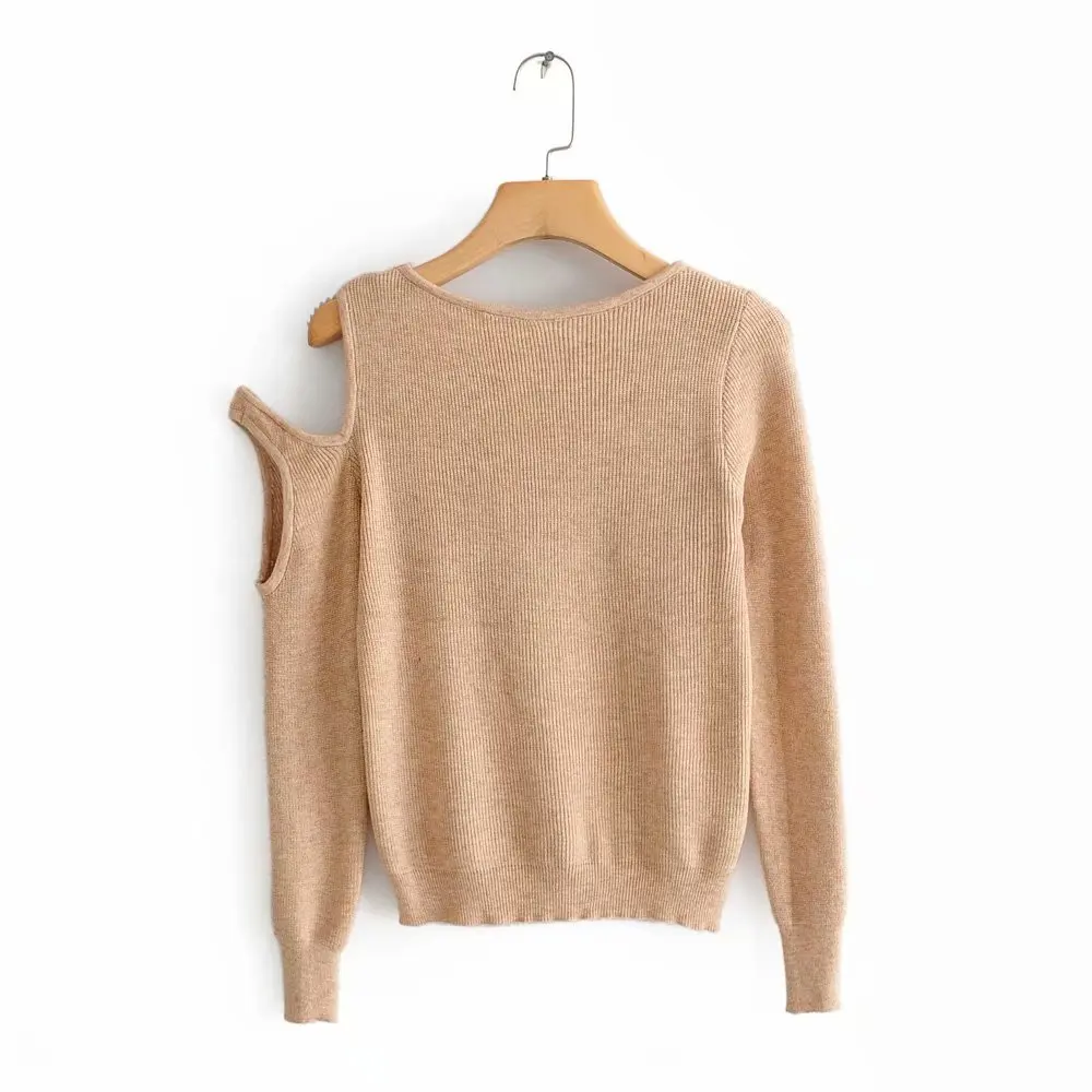 2019 Autumn New Round Neck Asymmetric Strapless Pullover Sweater Women Sweaters Fall 2019
2019 Autumn New Round Neck Asymmetric Strapless Pullover Sweater Women Sweaters Fall 2019