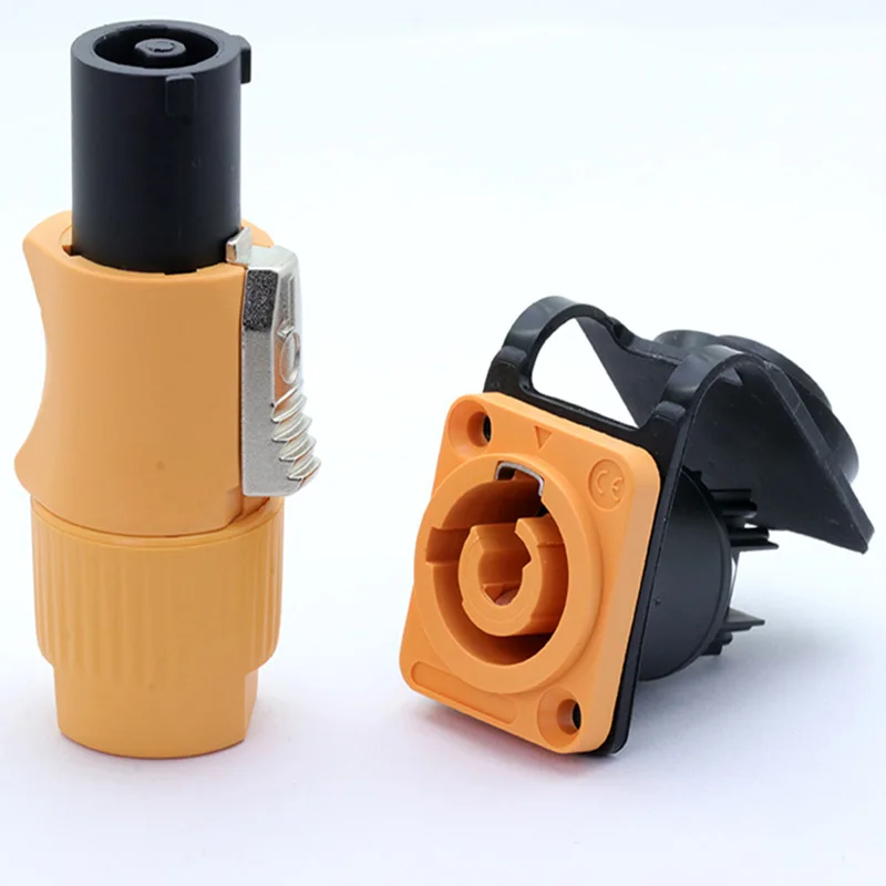 10 Sets Waterproof 20A PowerCON Power Panel Mount Adapter True Locking Cable Connector IP65 Aviation Flame Retardant Connector
10 Sets Waterproof 20A PowerCON Power Panel Mount Adapter True Locking Cable Connector IP65 Aviation Flame Retardant Connector