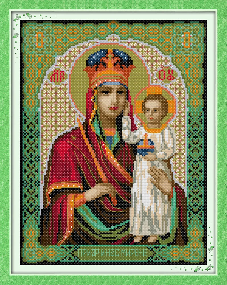 Madonna-and-child (15) cross stitch kit Religion people Aida count 14ct 11ct printed embroidery DIY handmade needlework supply
Madonna-and-child (15) cross stitch kit Religion people Aida count 14ct 11ct printed embroidery DIY handmade needlework supply