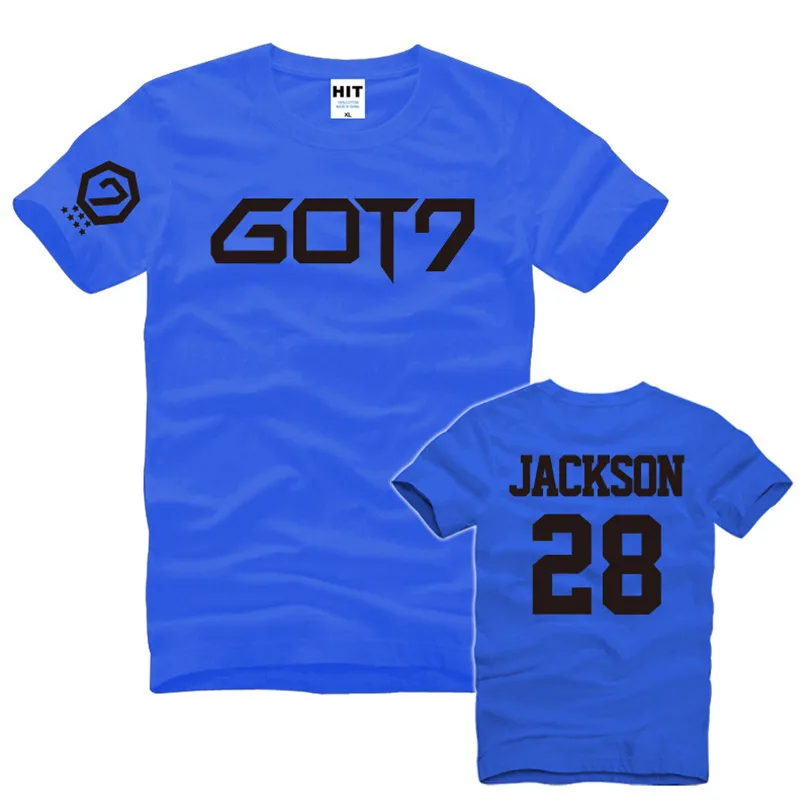 GOT7 JACKSON 28 Printed Mens Men T Shirt T-shirt 2016 New Short Sleeve O Neck Casual Cotton Tshirt Tee Camisetas Masculina
GOT7 JACKSON 28 Printed Mens Men T Shirt T-shirt 2016 New Short Sleeve O Neck Casual Cotton Tshirt Tee Camisetas Masculina