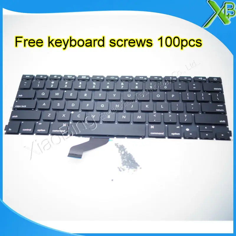 Brand New US keyboard+100pcs keyboard screws For MacBook Pro Retina 13.3" A1425 2012 Year
Brand New US keyboard+100pcs keyboard screws For MacBook Pro Retina 13.3" A1425 2012 Year