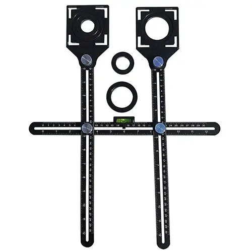 Floor Tile Hole Locator Glass Woodworking Universal Puncher Multi Angle Measuring Ruler Protractors Adjustable ruler
Floor Tile Hole Locator Glass Woodworking Universal Puncher Multi Angle Measuring Ruler Protractors Adjustable ruler