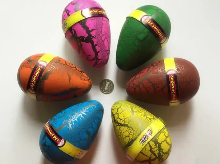 big 12X8CM dinosaur egg Colorful Dinosaur Eggs Hatching Growing Dinosaur Baubles Add Water Grow Funny Toys Children Kid Gift
big 12X8CM dinosaur egg Colorful Dinosaur Eggs Hatching Growing Dinosaur Baubles Add Water Grow Funny Toys Children Kid Gift
