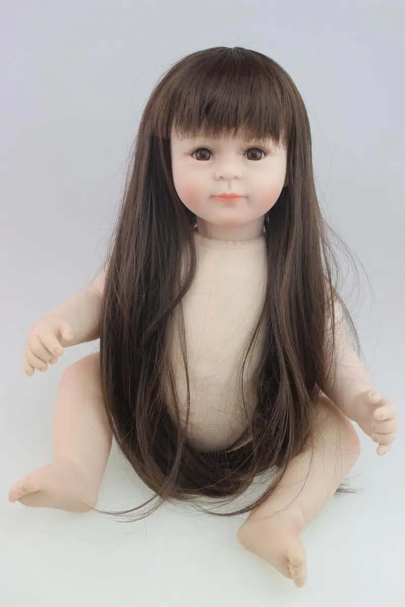NPK about 52cm Soft Vinyl Reborn Doll Kit Reborn Doll Kit long hair Baby Doll Accessories with 3/4 silicone Limbs +Cloth body
NPK about 52cm Soft Vinyl Reborn Doll Kit Reborn Doll Kit long hair Baby Doll Accessories with 3/4 silicone Limbs +Cloth body