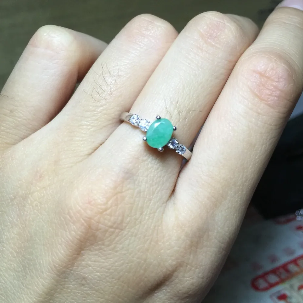 KJJEAXCMY Fine jewelry 925 sterling silver inlaid natural emerald ladies ring live mouth Caobao wholesale and retail
KJJEAXCMY Fine jewelry 925 sterling silver inlaid natural emerald ladies ring live mouth Caobao wholesale and retail