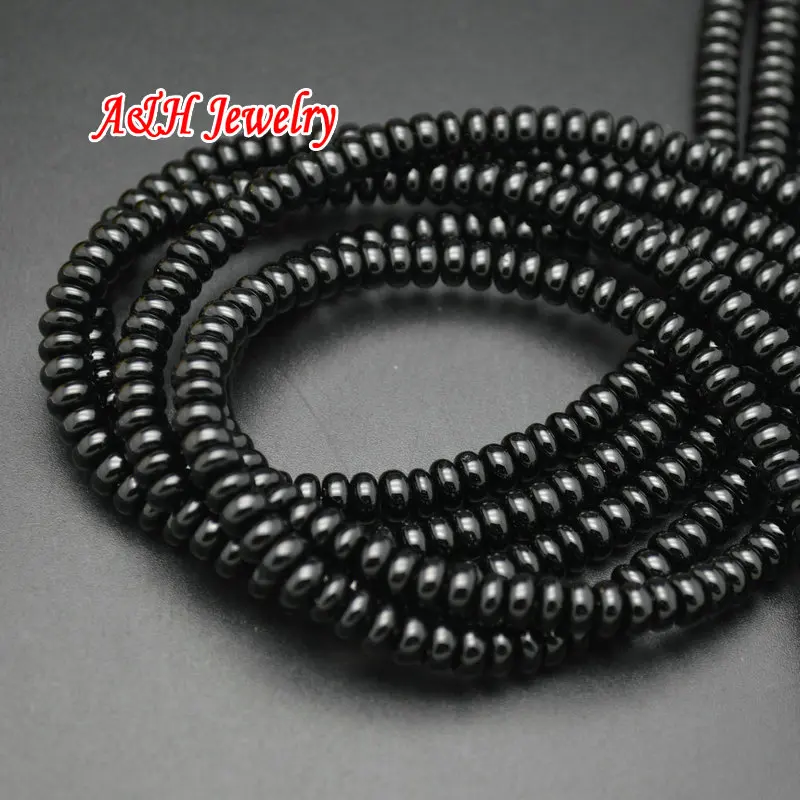 3x6mm High Quality Natural Black Onyx Roundel Shape Fashion DIY Jewelry Making Spacer Beads 5strand/lot
3x6mm High Quality Natural Black Onyx Roundel Shape Fashion DIY Jewelry Making Spacer Beads 5strand/lot