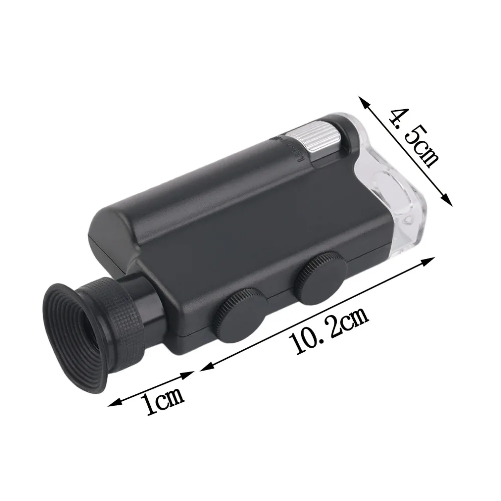 2018 NEW Mini portable Microscope Pocket 200X~240X Handheld LED Lamp Light Loupe Zoom Magnifier Magnifying Glass Pocket Lens
2018 NEW Mini portable Microscope Pocket 200X~240X Handheld LED Lamp Light Loupe Zoom Magnifier Magnifying Glass Pocket Lens