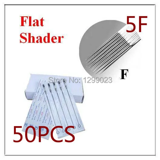 50pcs/box 5F Disposable Sterilized Tattoo Needles Flat Needles 316 Stainless Steel for tattoo tips tattoo grip supply
50pcs/box 5F Disposable Sterilized Tattoo Needles Flat Needles 316 Stainless Steel for tattoo tips tattoo grip supply