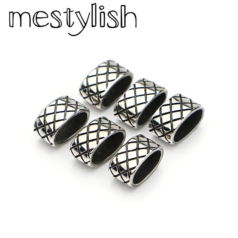 Mestyle 10 шт./лот 5*10 мм Античные бусины из нержавеющей стали с ползуном ретро кожаный браслет слайдер бусины DIY ювелирные изделия
Mestyle 10 шт./лот 5*10 мм Античные бусины из нержавеющей стали с ползуном ретро кожаный браслет слайдер бусины DIY ювелирные изделия