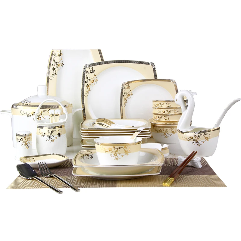 56 European head bone china tableware bowl chopsticks set household Suit Wedding Gift Set Ceramic Bowl dishes
56 European head bone china tableware bowl chopsticks set household Suit Wedding Gift Set Ceramic Bowl dishes