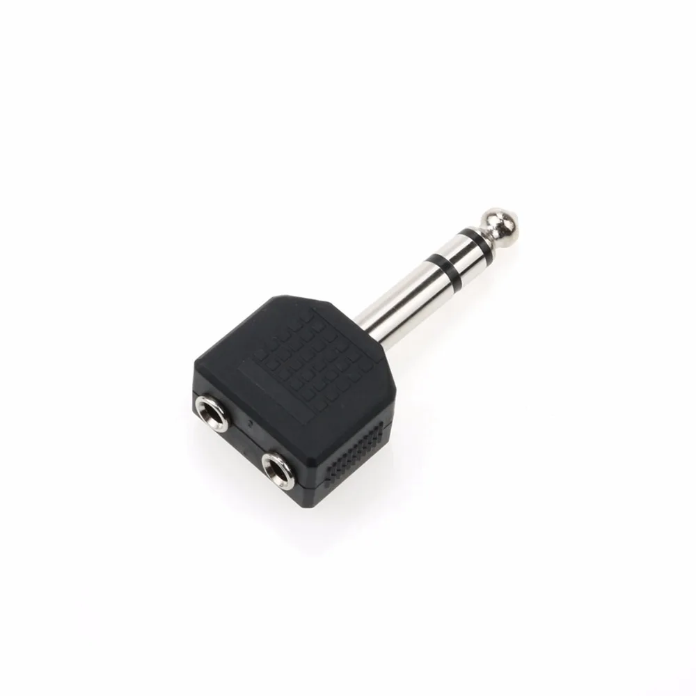 JCD Audio Converter 6.5 TRS To 3.5 Double Female Socket 6.35 Dual Channel To 2 Hole Jack 6.35 Dual Track to Double 3.5
JCD Audio Converter 6.5 TRS To 3.5 Double Female Socket 6.35 Dual Channel To 2 Hole Jack 6.35 Dual Track to Double 3.5