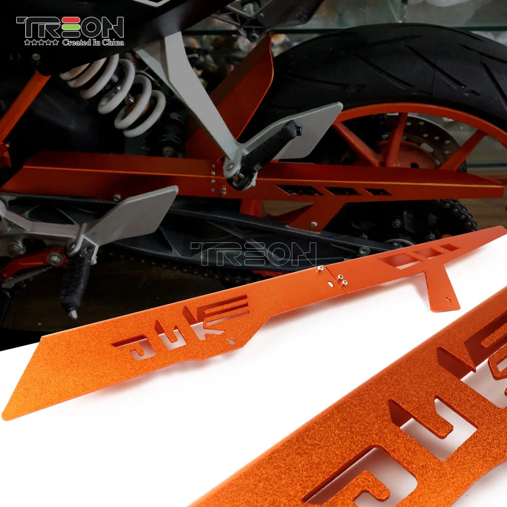 Оранжевая цепочка для KTM DUKE390 2013 2018 защита от падения аксессуары мотоциклов DUKE 250