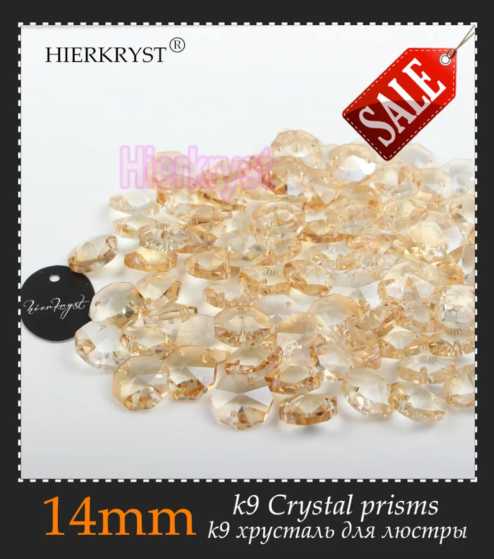 HIERKRYST 50 pcs 14 mm Octagon Beads Crystal Glass Chandelier Parts Rainbows Maker Prisms Pendants Connectors Champagne #13A
HIERKRYST 50 pcs 14 mm Octagon Beads Crystal Glass Chandelier Parts Rainbows Maker Prisms Pendants Connectors Champagne #13A