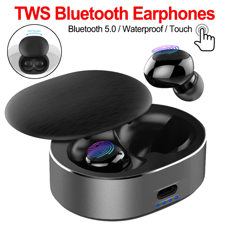 Bluetooth Earphone Ture Wireless Earphone Mini Noise Reduction Earphones Waterproof Sport Bass For Iphone Xiaomi Huawei LG
Bluetooth Earphone Ture Wireless Earphone Mini Noise Reduction Earphones Waterproof Sport Bass For Iphone Xiaomi Huawei LG