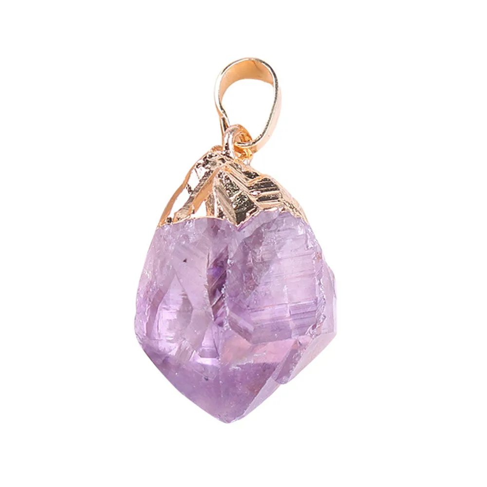 1pc Natural Amethysts Citrines Pendant Plating Gold Female Gem Stone Pendants DIY Necklace Jewelry Accessories
1pc Natural Amethysts Citrines Pendant Plating Gold Female Gem Stone Pendants DIY Necklace Jewelry Accessories