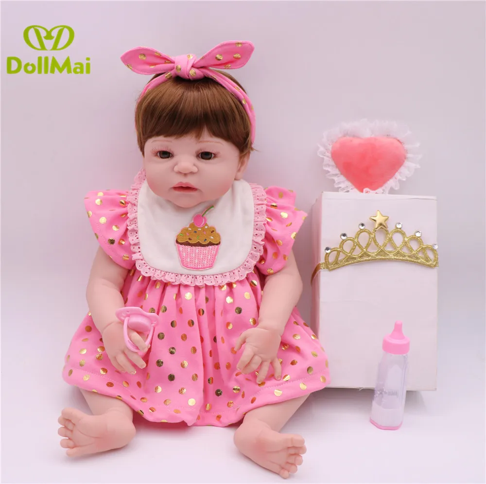 55 см настоящая кукла Bebes reborn, полностью силиконовая кукла для девочек, реалистичные куклы для новорожденных принцесс, модные куклы, игрушки, ...
55 см настоящая кукла Bebes reborn, полностью силиконовая кукла для девочек, реалистичные куклы для новорожденных принцесс, модные куклы, игрушки, ...