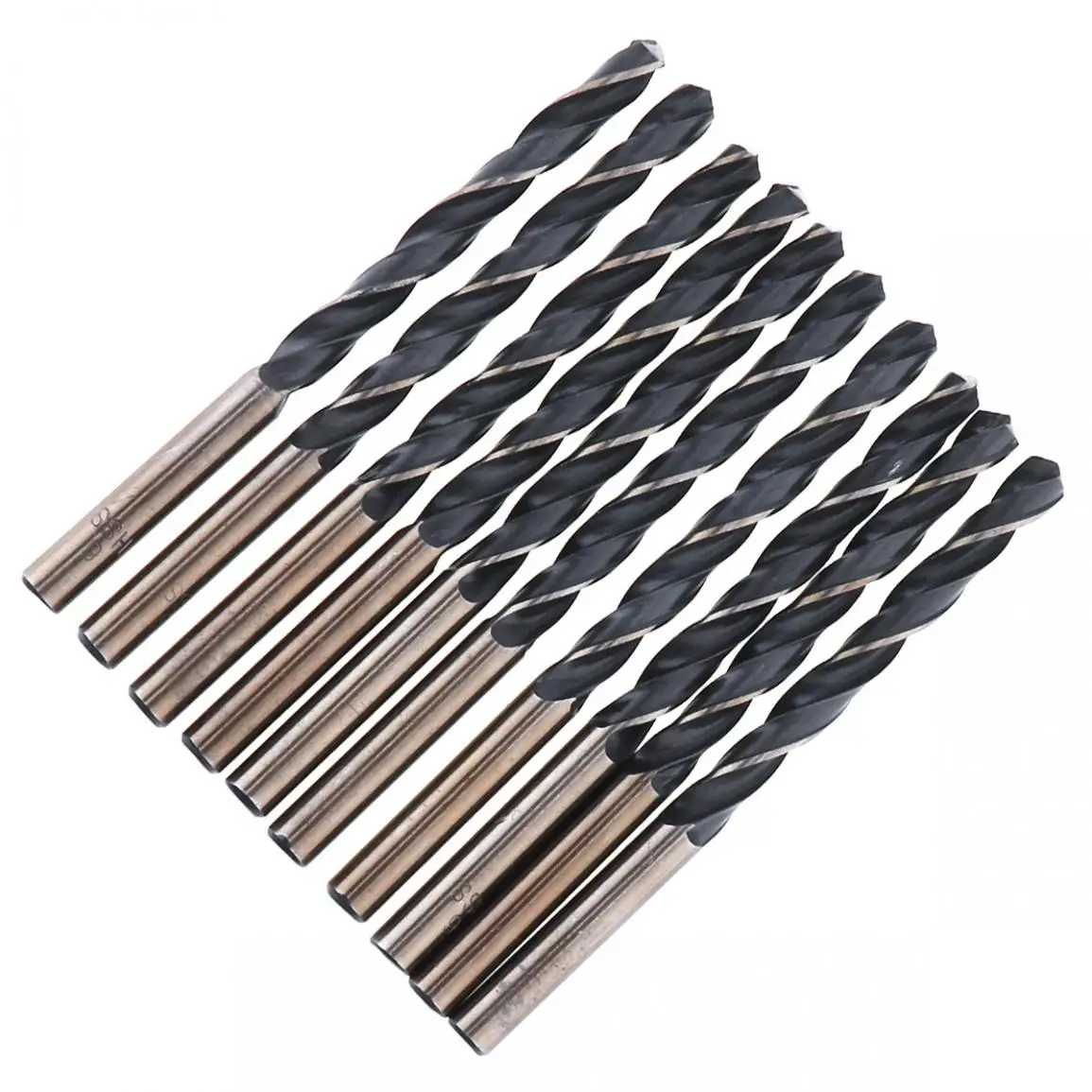 10pcs 6mm High Speed Steel HSS Drill Bit Set with Straight Shank Twist Bits and Containing Cobalt Head for Bench Hand Drill
10pcs 6mm High Speed Steel HSS Drill Bit Set with Straight Shank Twist Bits and Containing Cobalt Head for Bench Hand Drill