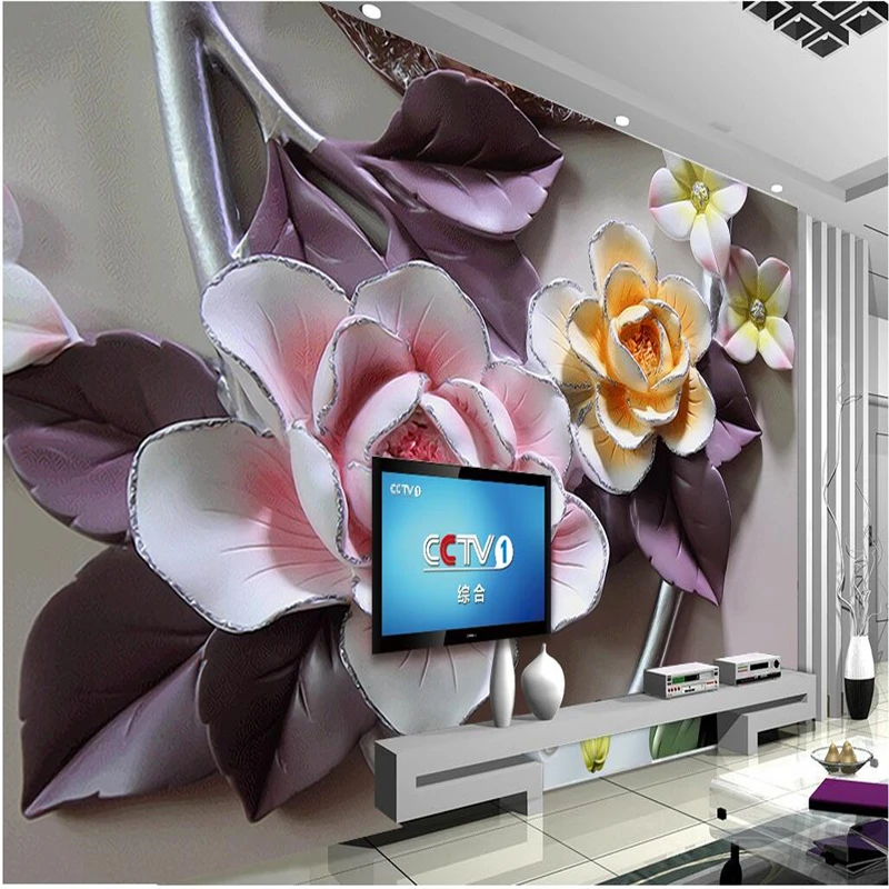 Настенные 3D-обои beibehang любого размера, рельефный настенный фон для телевизора с цветами, декоративная картина 3D
Настенные 3D-обои beibehang любого размера, рельефный настенный фон для телевизора с цветами, декоративная картина 3D