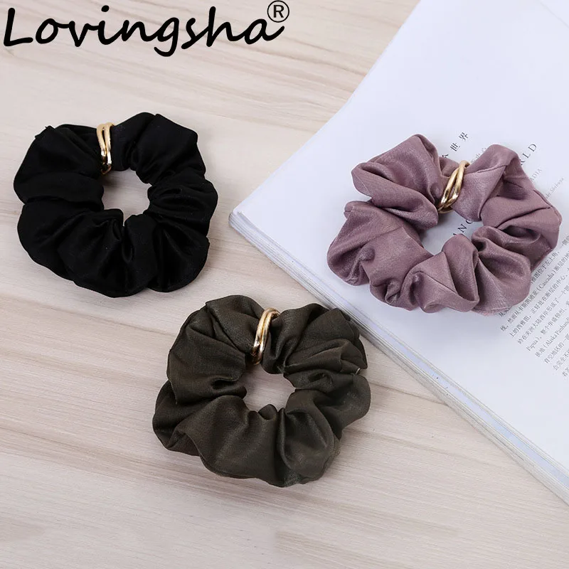 LOVINGSHA Girls Solid Scrunchies Hair Tie Cute Lady Hair Accessories Elastic Female Hair Rope For Women Ponytail Hair NFD051
LOVINGSHA Girls Solid Scrunchies Hair Tie Cute Lady Hair Accessories Elastic Female Hair Rope For Women Ponytail Hair NFD051