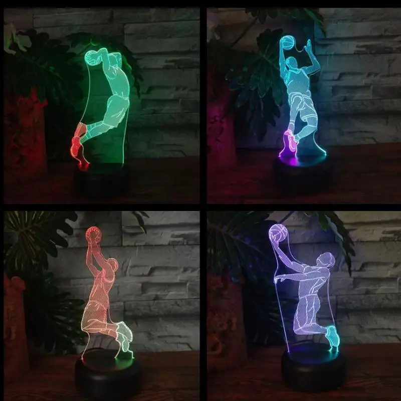 Basketball Night Lights Colorful Creative Visual Touch Charging 3d Night Light Stereo Atmosphere Gift Lamp 3d Lamp
Basketball Night Lights Colorful Creative Visual Touch Charging 3d Night Light Stereo Atmosphere Gift Lamp 3d Lamp