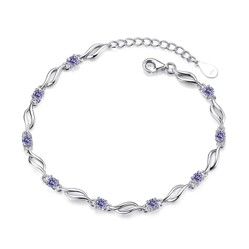 100% 925 sterling silver fashion shiny crystal ladies`bracelets jewelry women wholesale birthday charms bracelet gift cheap
100% 925 sterling silver fashion shiny crystal ladies`bracelets jewelry women wholesale birthday charms bracelet gift cheap