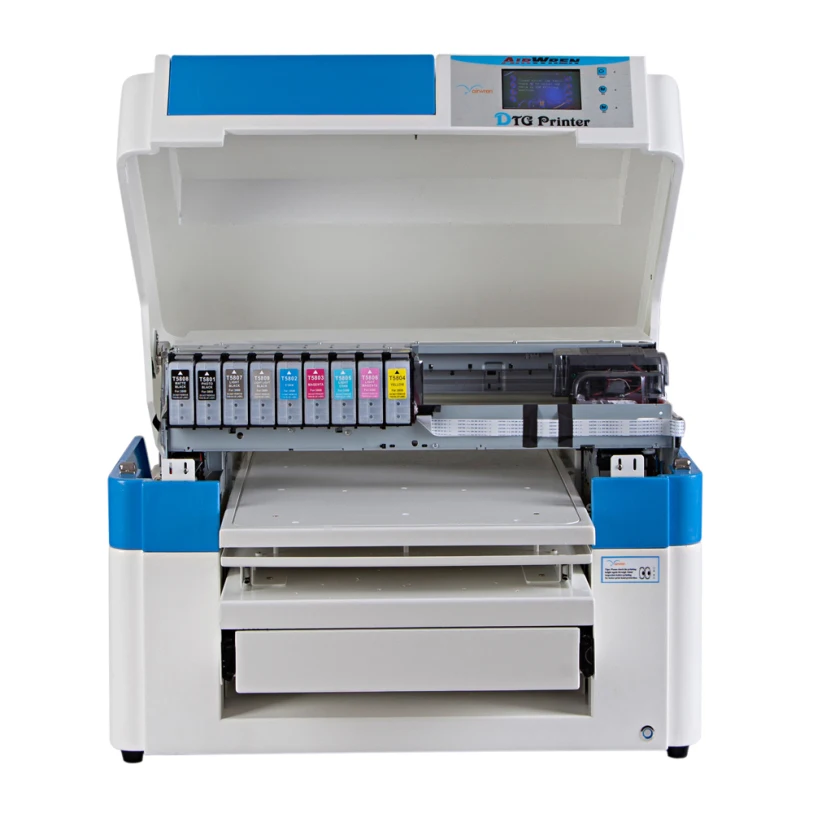 A2 цифровой DTG прямой к хлопковой одежде принтер 8 цветов высокоскоростная машина
