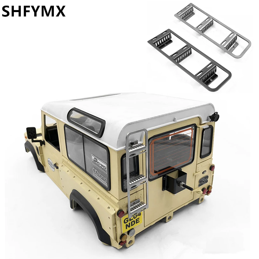 RC Car Metal Decorative Rear Ladder Fit For 1/10 RC Crawler Car 4WD G2 Defender D90 D110 Remote Control Toys Upgrade Parts
RC Car Metal Decorative Rear Ladder Fit For 1/10 RC Crawler Car 4WD G2 Defender D90 D110 Remote Control Toys Upgrade Parts
