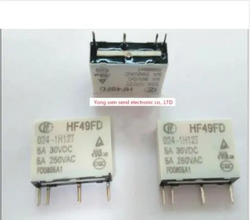 Новое реле HF49FD-024-1H12T HF49FD 024-1H12T HF49FD-0241H12T 24VDC DC24V 24V DIP4 10 шт./лот
Новое реле HF49FD-024-1H12T HF49FD 024-1H12T HF49FD-0241H12T 24VDC DC24V 24V DIP4 10 шт./лот