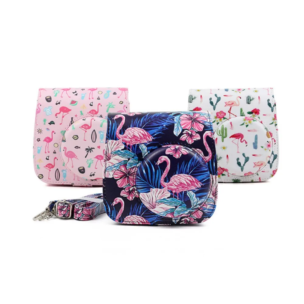 Flamingo Case PU Pouch Camera Bags With Strap Protector Cover For Fujifilm Instax Mini 9 Case Mini 8 8+ Photo Camera bag
Flamingo Case PU Pouch Camera Bags With Strap Protector Cover For Fujifilm Instax Mini 9 Case Mini 8 8+ Photo Camera bag