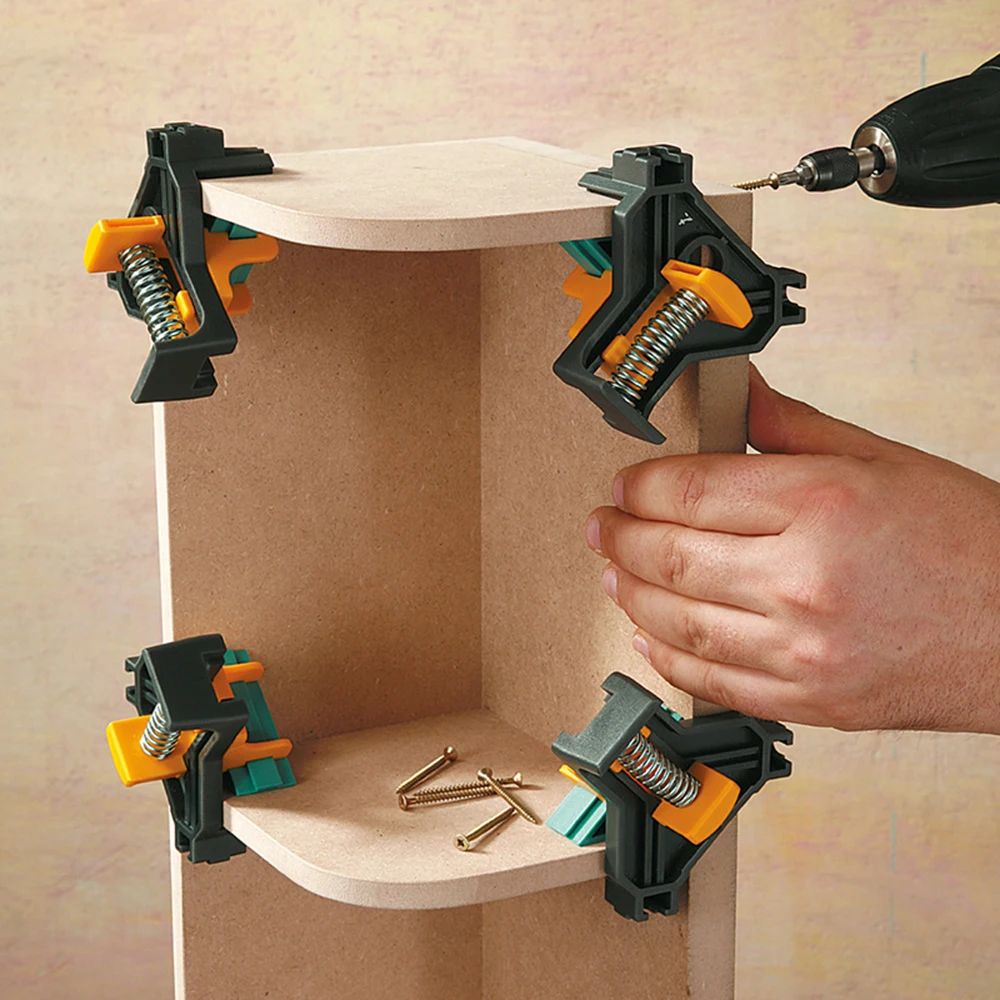 Woodworking Right Angle Fixed Clip 90 Degree Holder Right Angle Clip Photo Frame Clip DIY Spring Clip G Word Clip Fast Clamp
Woodworking Right Angle Fixed Clip 90 Degree Holder Right Angle Clip Photo Frame Clip DIY Spring Clip G Word Clip Fast Clamp