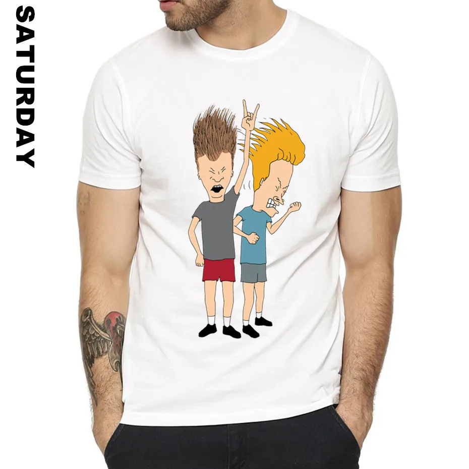 Man and Women Print Fashion Beavis And Butthead Funny T Shirt Short Sleeve O-Neck Premium Casual White T-Shirt Men's Streewear
Man and Women Print Fashion Beavis And Butthead Funny T Shirt Short Sleeve O-Neck Premium Casual White T-Shirt Men's Streewear