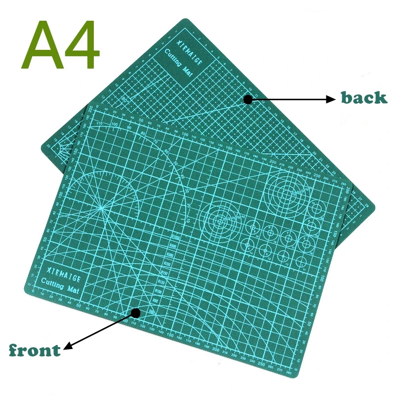 PVC Cutting Mat A4 Durable Self Healing Handmade DIY Quilting Accessories Flexible Green Patchwork Board Tool 30*22 cm
PVC Cutting Mat A4 Durable Self Healing Handmade DIY Quilting Accessories Flexible Green Patchwork Board Tool 30*22 cm