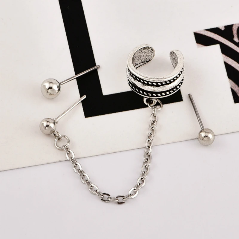 New Punk Brincos Girl Leaf Chain Long Tassel Ear Cuff Vintage Clip Earrings For Women Jewelry Boucles Pendientes Bijoux
New Punk Brincos Girl Leaf Chain Long Tassel Ear Cuff Vintage Clip Earrings For Women Jewelry Boucles Pendientes Bijoux