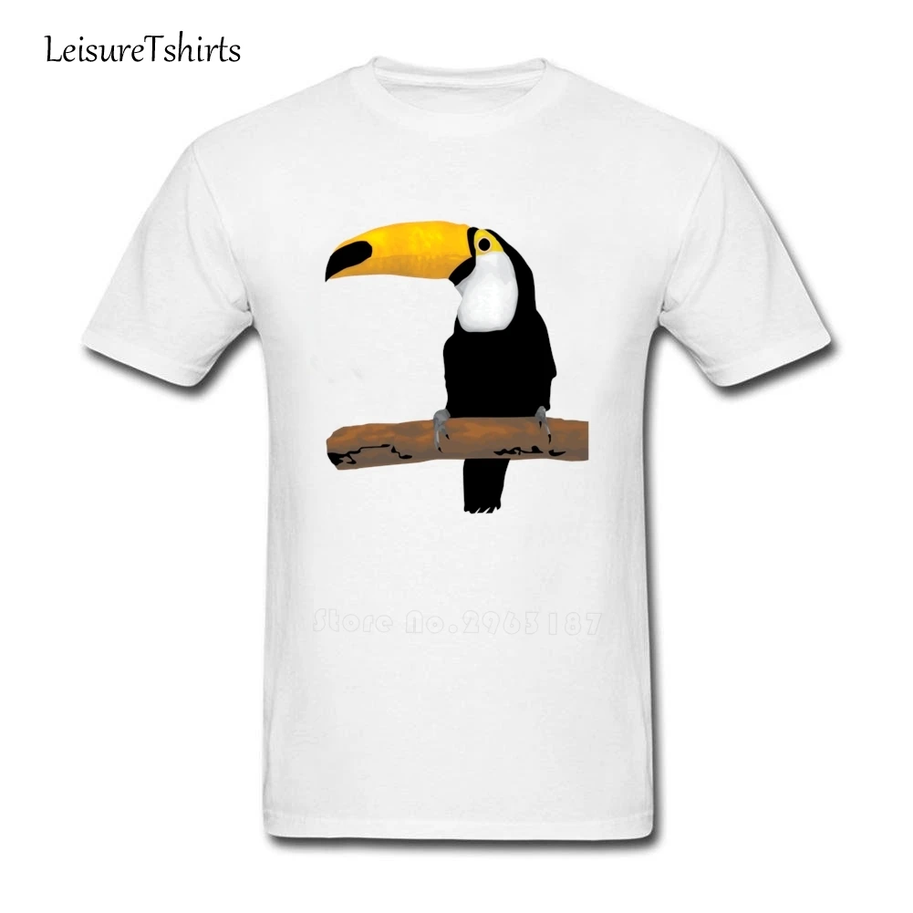 Toucan Bird/футболки для мальчиков мужские летние дешевые футболки с круглым вырезом