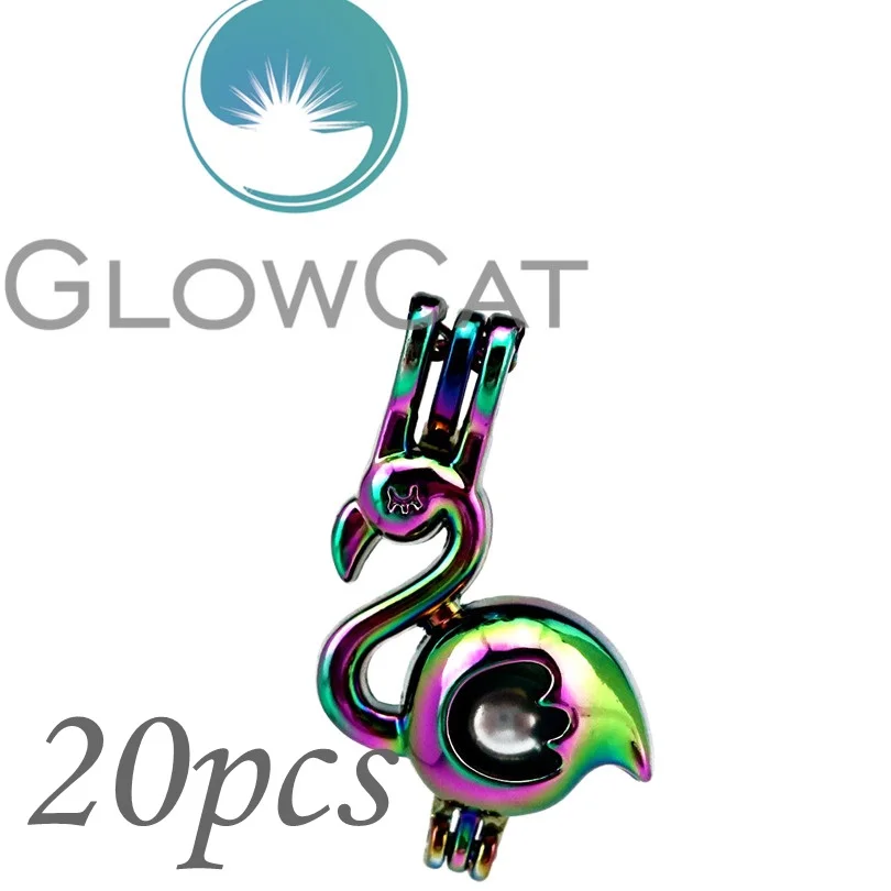 GLOWCAT 20x CC655 Multicolors Flamingos Beads Cage Jewelry Making Essential Oil Diffuser Pearl Cage Locket Pendant
GLOWCAT 20x CC655 Multicolors Flamingos Beads Cage Jewelry Making Essential Oil Diffuser Pearl Cage Locket Pendant