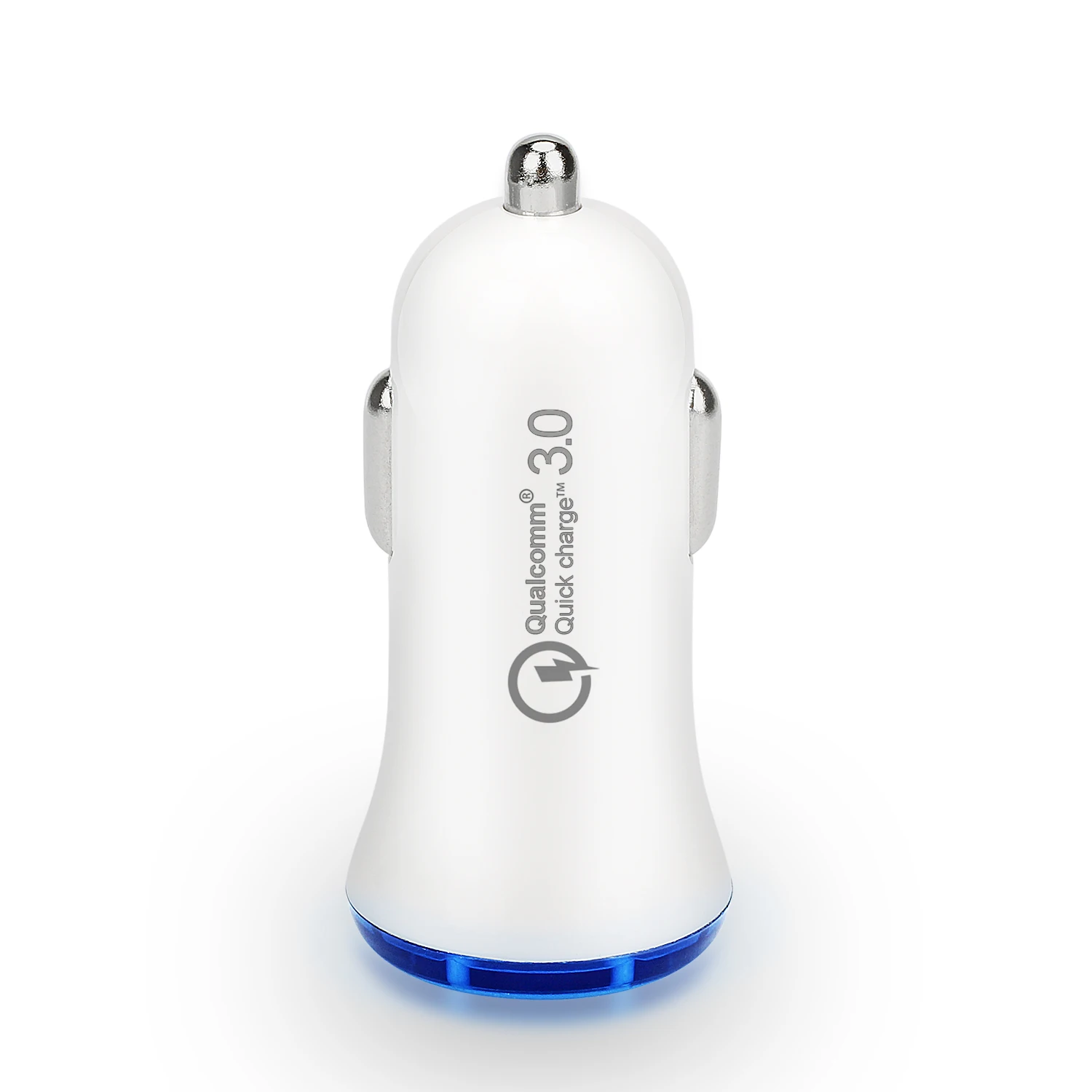 Мини QC3.0 USB Автомобильное зарядное устройство быстрый мобильный телефон адаптер