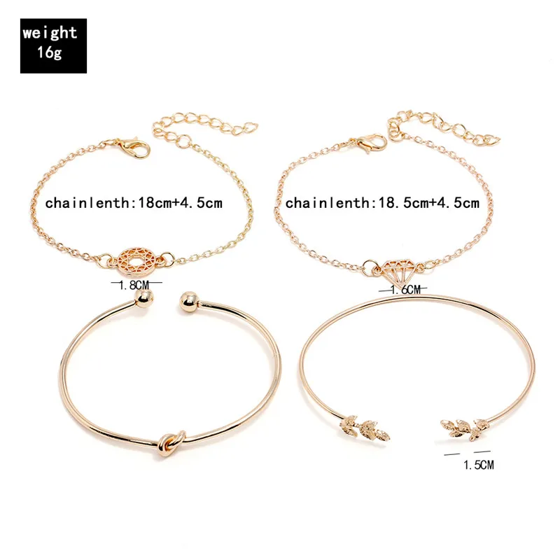 WNGMNGL 2019 Best New 4pcs/Set Beautiful Gold Screw Bracelet Open Cuff Bangles Set For Women Trendy Charm Bangles Jewelry Gift
WNGMNGL 2019 Best New 4pcs/Set Beautiful Gold Screw Bracelet Open Cuff Bangles Set For Women Trendy Charm Bangles Jewelry Gift