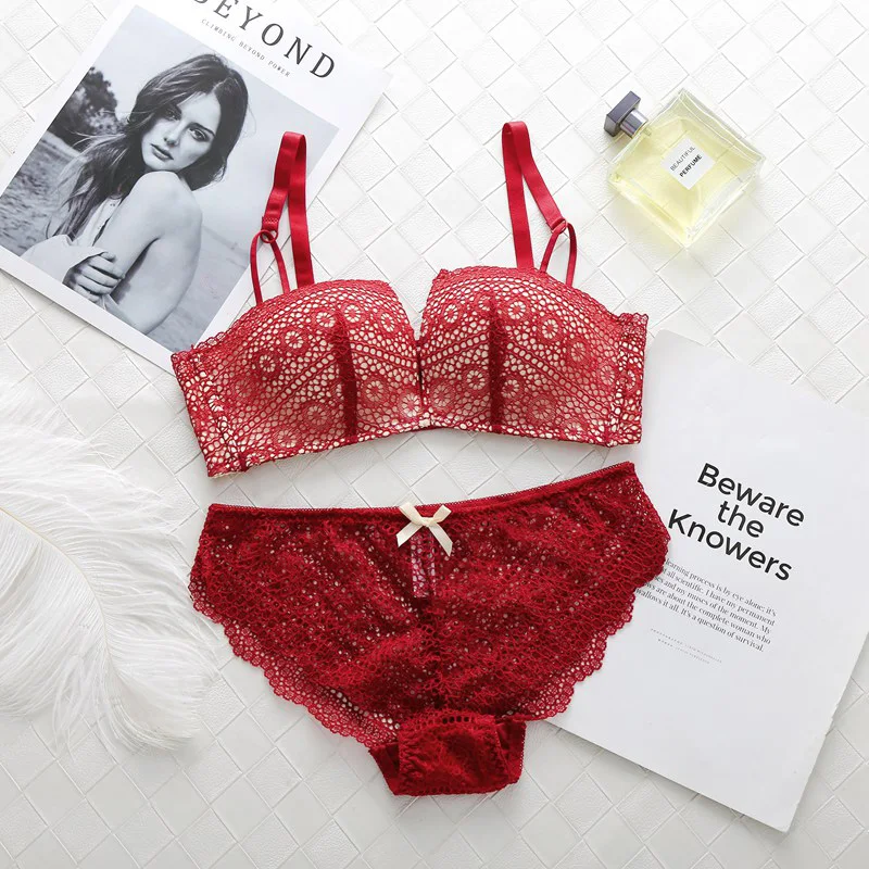 Floral Embroidery Bra Set Sexy Girl Push Up Lace Underwear Set Women Panties Set
Floral Embroidery Bra Set Sexy Girl Push Up Lace Underwear Set Women Panties Set