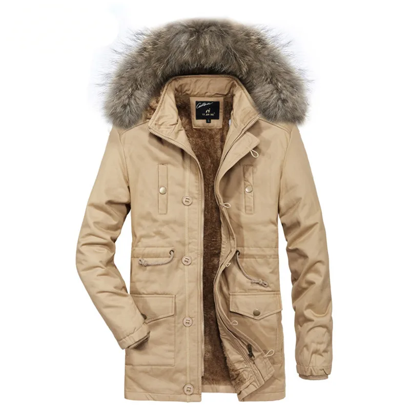MORUANCLE Men Warm Jackets And Coats With Fur Hood Thick Thermal Long Trench Coat For Man Fleece Lined Windbreaker Outerwear
MORUANCLE Men Warm Jackets And Coats With Fur Hood Thick Thermal Long Trench Coat For Man Fleece Lined Windbreaker Outerwear