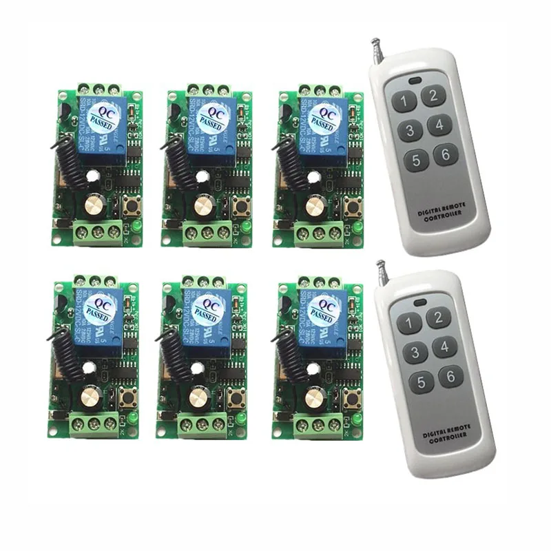 1000m Smart DC 9V 12V 24V 1 CH 1CH RF Беспроводная система управления двигателем, 6-канальный передатчик и приемник 
1000m Smart DC 9V 12V 24V 1 CH 1CH RF Беспроводная система управления двигателем, 6-канальный передатчик и приемник