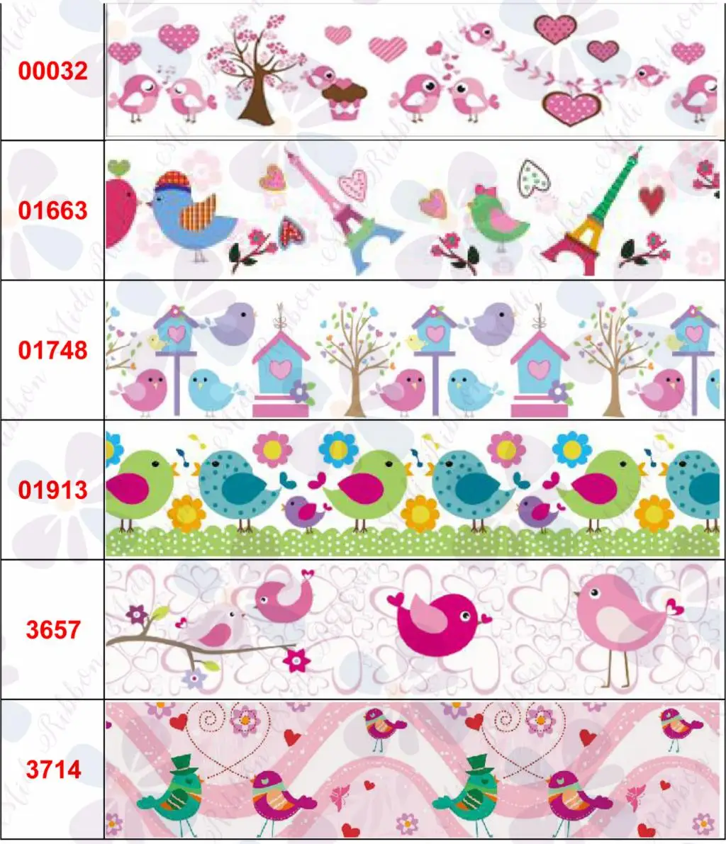 16mm-75mm Love Bird Sweet Hearts Printed Grosgrain/Elastic Ribbon Owl Geometric Pattern Happy Valentine's Day 50yards/roll
16mm-75mm Love Bird Sweet Hearts Printed Grosgrain/Elastic Ribbon Owl Geometric Pattern Happy Valentine's Day 50yards/roll