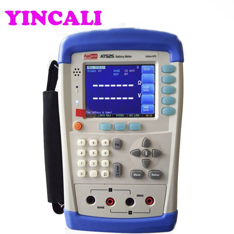 Storage Battery Internal Resistance Online Tester AT525 Handheld AC Milliohm Meter Tester Resistance Range 0.001m ohm~3.3 ohm
Storage Battery Internal Resistance Online Tester AT525 Handheld AC Milliohm Meter Tester Resistance Range 0.001m ohm~3.3 ohm