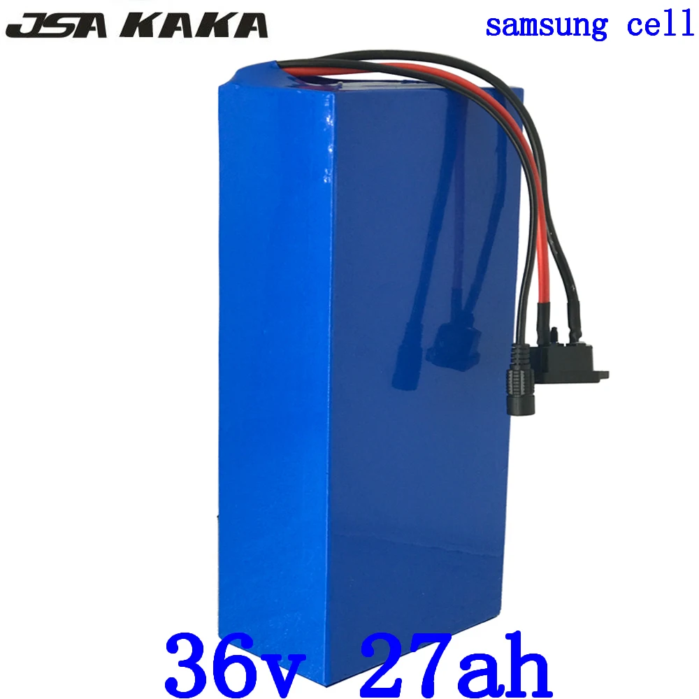 1000W 36V electric bike battery 36V 27AH Lithium battery use samsung cell 36V 27AH ebike battery with 30A BMS and 42V 5A charger
1000W 36V electric bike battery 36V 27AH Lithium battery use samsung cell 36V 27AH ebike battery with 30A BMS and 42V 5A charger