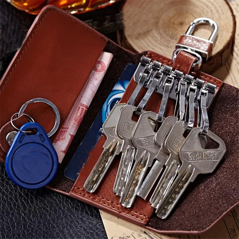 Key Bag New Multi-function High Quality Leather Car Key Card Package Unisex Leather Business Gift
Key Bag New Multi-function High Quality Leather Car Key Card Package Unisex Leather Business Gift